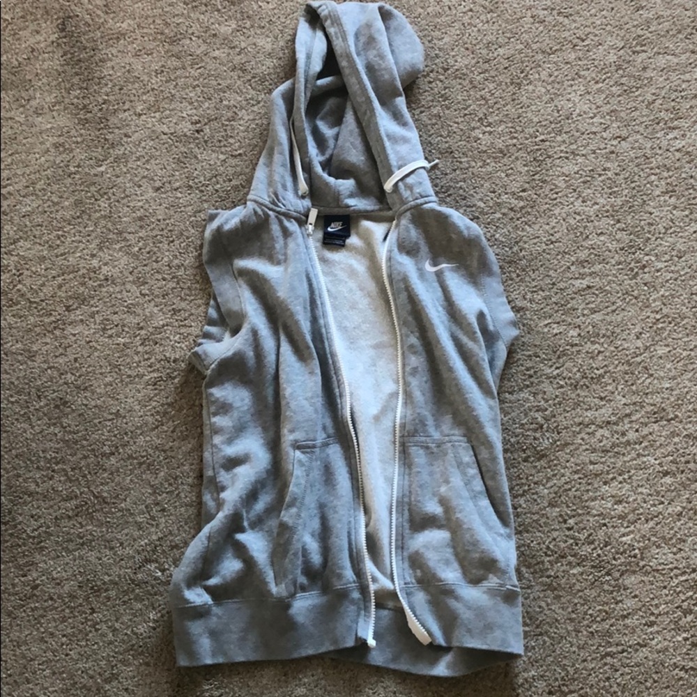 Nike vest with hood